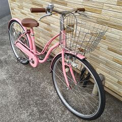 中古自転車 変速無し 26インチ LEDダイナモ 軽整備済み 防犯登録対応 