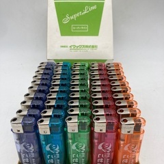 絵柄アリ①100円使い捨てライター50本おまとめ　iwaxイワッ...