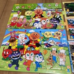 パズル　トーマス　　アンパンマンの画像