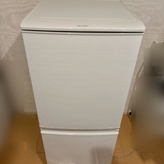 シャープ　冷蔵庫　SJ-D14C-W 137L