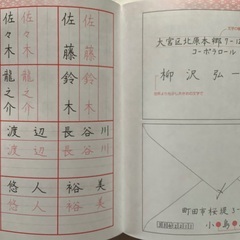 【未記入】美しい字　ボールペン字 切り取り練習帳　書き込み式　字を綺麗に書きたい　手書き　ボールペン字テキストの画像