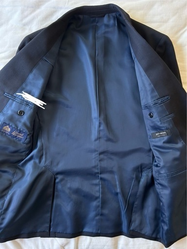 azabu tailor ネイビー セットアップ　スーツ