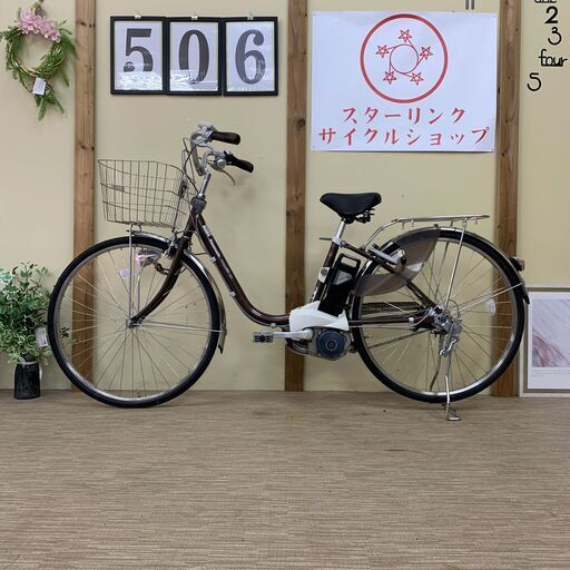 中古 自転車 激安 電動アシスト パナソニック vivi 26インチ 内装3段 整備士点検済み クーポン対象中古 自転車 激安 電動アシスト パナソニック ViVi DX