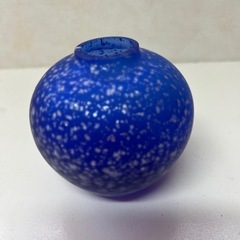 花瓶ブルーキラキラ千趣会
