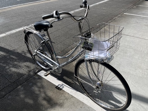 【完売御礼】【大人用】整備済 ブリヂストン 27型内装3段ギア シングルスター 中古自転車 銀色 <自転車のオオムラ 静岡店>