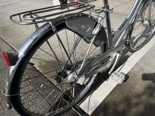【完売御礼】【大人用】整備済 ブリヂストン 27型内装3段ギア シングルスター 中古自転車 銀色 <自転車のオオムラ 静岡店>