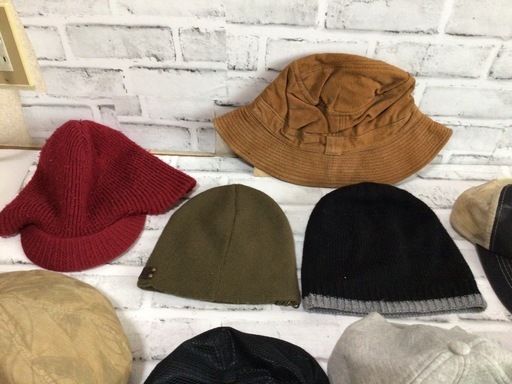 ※019 まとめて 帽子/キャップ/バケットハット ニューエラ/ジバンシー/チャンピオン 他 古着古着/現状品 全16点