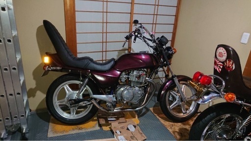 バイク cb250n400n