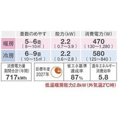 DAIKIN 2024年モデル S224ATES-W　エアコン 6畳用の画像