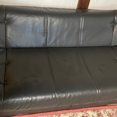 ソファベッド　グレー　ソファ　　引き出し付き