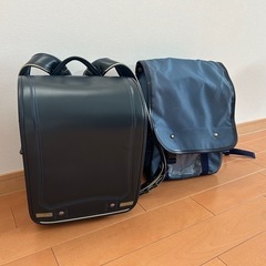 お話し中ですランリック紺色used 軽い　ランドセル の画像