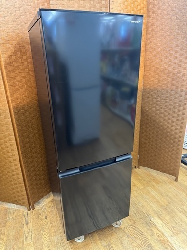 SHARP製★2023年製★2ドア冷蔵室★ブラック1年間保証付き