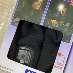 【店頭引き取り限定】パワーキャップ　ライト付きニット帽　ニット帽　アウトドア帽子の画像