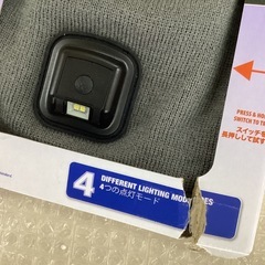 【店頭引き取り限定】パワーキャップ　ライト付きニット帽　ニット帽　アウトドア帽子の画像