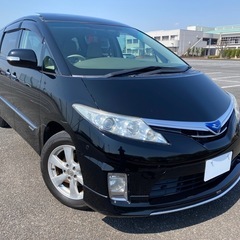 エスティマハイブリッド車⭐️サンルーフ⭐️後席フリップダウンモニター