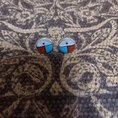 インディアンジュエリー　ズニ　ナバホ　ピアス　未使用