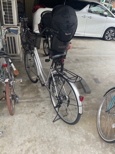 (受け渡し予定)自転車(シルバー)