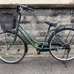 26インチ自転車】美品❗️使用少ない❗️変速なしLEDライト強化リヤ 