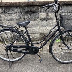 【26インチ自転車】美品❗️使用少ない❗️変速なし　LEDライト...