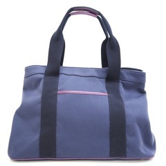 ロエベ LOEWE トートバッグ ロゴボタン アナグラム ボイジャー パープルの画像