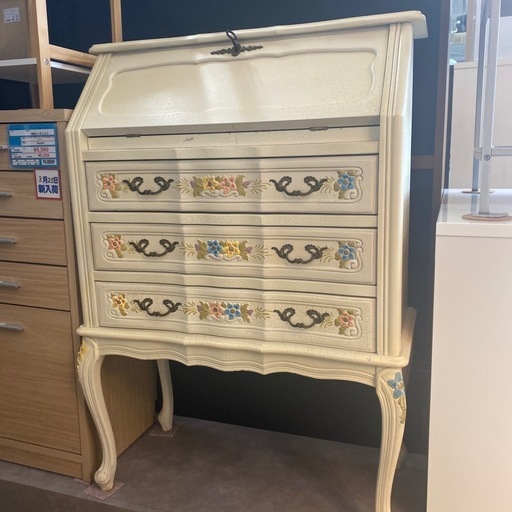 アンティーク ロココ調 ライティングビューロー コンソールデスク