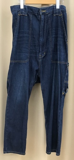 mercibeaucoup×Lee/デニムサルエルパンツ/M/BLU/97636