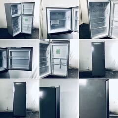 ID:rg220170 【自社配送エリア内限定】ハイセンス Hisense 冷蔵庫 一人暮らし 中古 2020年製 2ドア 227L シルバー 直冷式 右開き HR-B2302  【リユース品：状態C】【送料無料】【設置費用無料】の画像