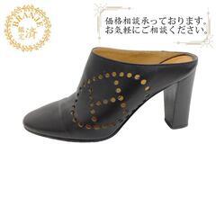 エルメス HERMES ミュール エヴリン サボサンダル ブラック