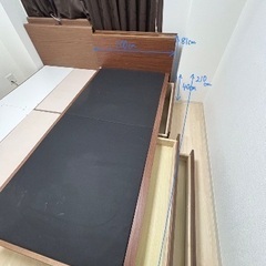 ?ニトリの収納付きシングルベッド
