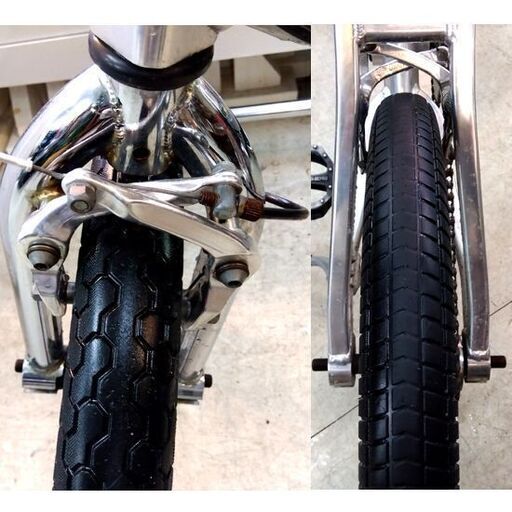 BMX MONGOOSE PRO 20インチ シルバー フラット マングース プロ 自転車