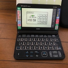電子辞書　カシオEX word
の画像