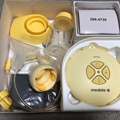 【値下げ】4,000→3,200　medela メデラSwing電動搾乳器と交換用さく乳弁キット セットの画像