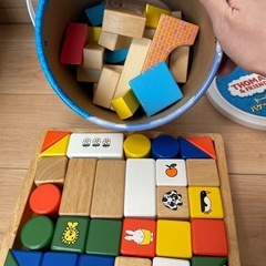 木製つみきセットの画像