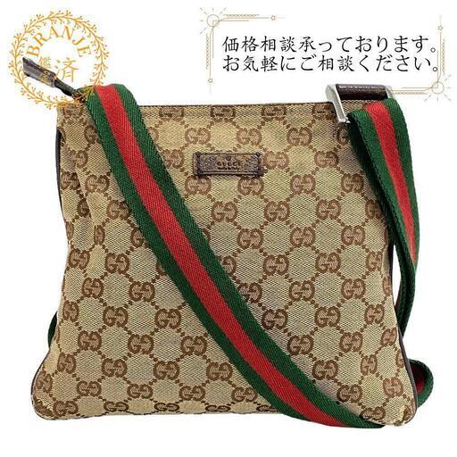グッチ GUCCI ショルダーバッグ GGキャンバス 146309 ベージュ
