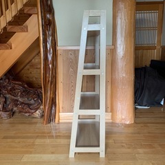 飾り棚　本棚　ナチュラルの画像