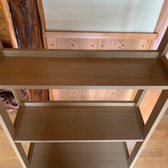 飾り棚　本棚　ナチュラルの画像