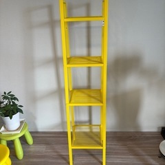 【お取引中】IKEA 棚　黄色