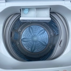 
☆通電・簡易動作確認済み☆　Hisense ハイセンス 5.5kg 全自動洗濯機 HW-55E2W 2023年製　ジャンク品の画像
