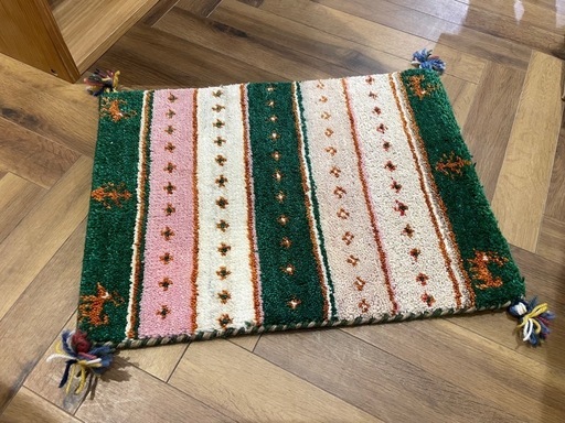 B7022【ギャッベ】 玄関マット ラグ