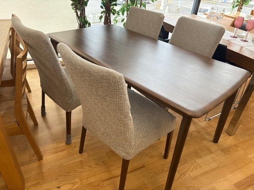 N909★ニトリ★ダイニング5点セット★ダイニングテーブル★テーブル★幅1500ｍｍ