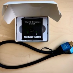 購入済：HDMI 分配器＋HDMI ケーブル 50㎝の画像