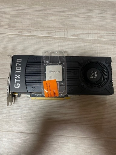 cpu Ryzen 5 3500 グラフィックボード　GTX1070