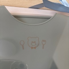 お食事セット　シリコン　くま　の画像