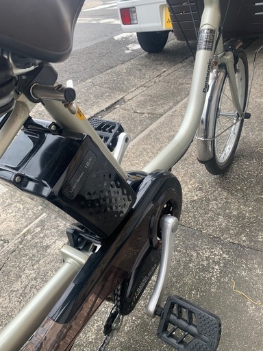 j6美品✨ パナソニック電動自転車 三輪車、バッテリー16.0AH