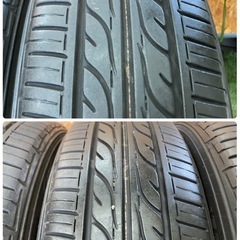 155/65R14🌈軽自動車サイズ🌈ダンロップ🌈サマータイヤ４本セット‼️日本製の画像