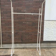 JM19677S)★お値下げ★ランドリーラック 伸縮式幅：約68～95cm 高さ：約180cm 奥行：約45cm　中古品【取りに来られる方限定】の画像