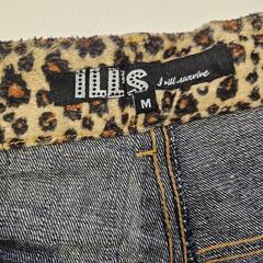 ILL'S M レオパードデザインデニムパンツの画像