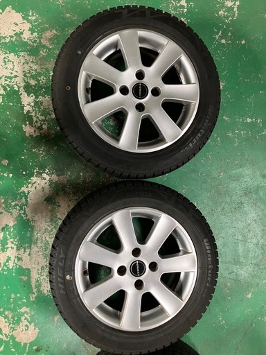 BORBET KBA45850 15インチ　スタッドレス　タイヤ　4本セット　バリ山