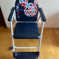 廃盤 希少 KATOJI ミッキーマウス　折りたたみ ハイチェア　ベビーチェアの画像