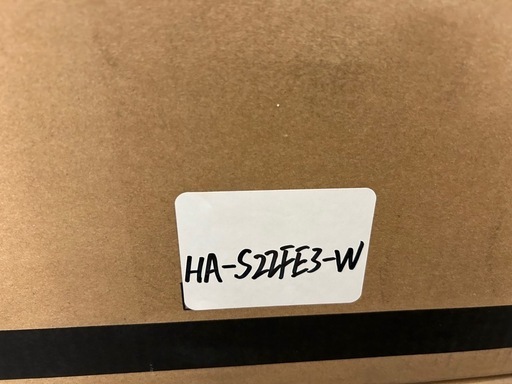 新品未使用品！　ハイセンスルームエアコン　HA-S22FE-W 2023年モデル　おもに6畳用　③